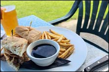 McCulloch Station Pub's Delicious Rib Eye Dip-probably the best Rib Eye Dip in Kelowna