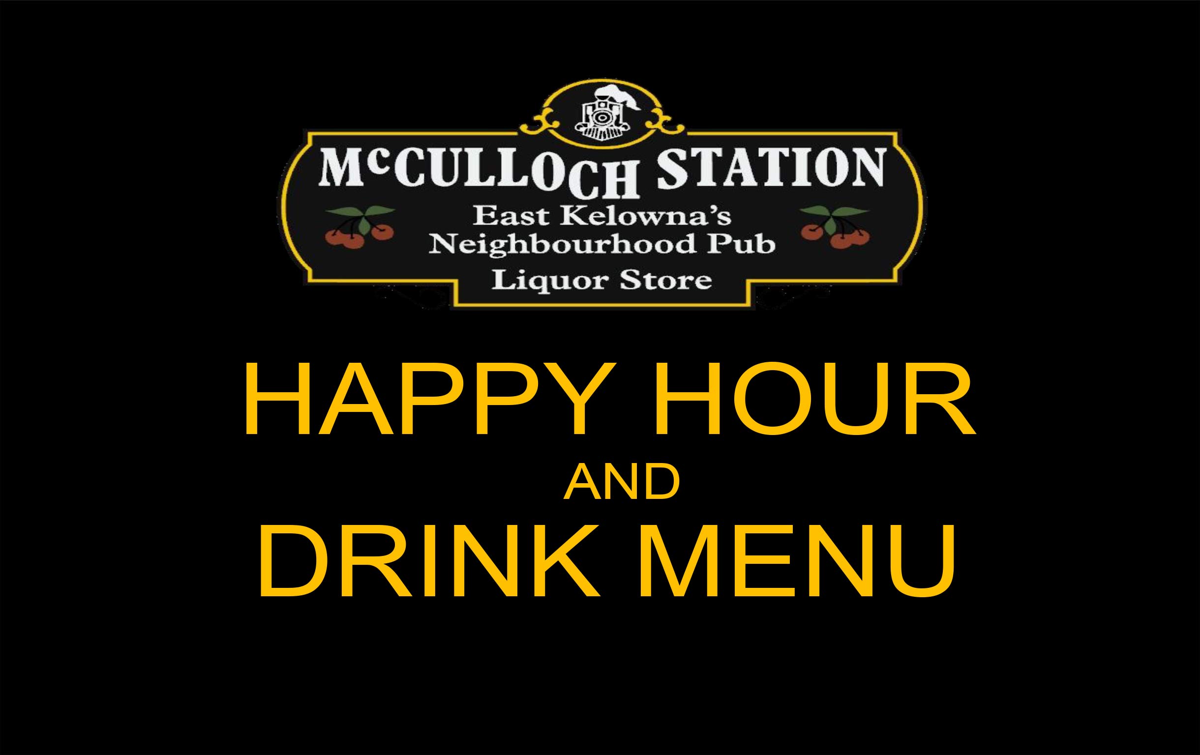 image of pub menu