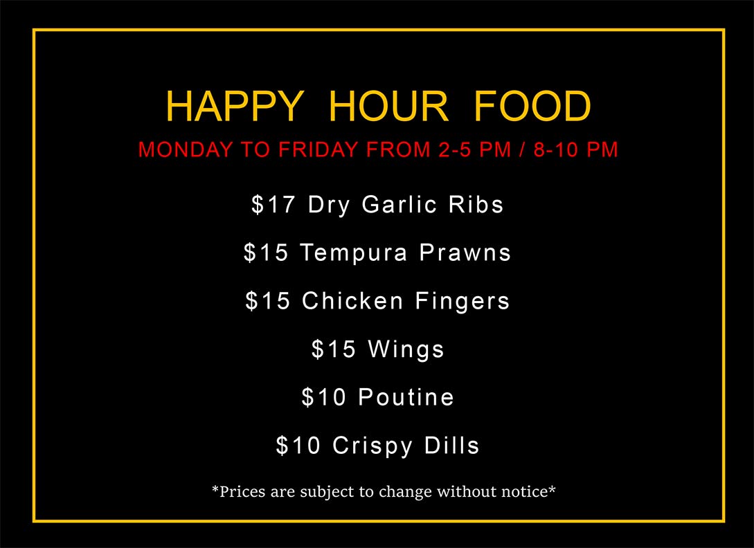 image of pub menu